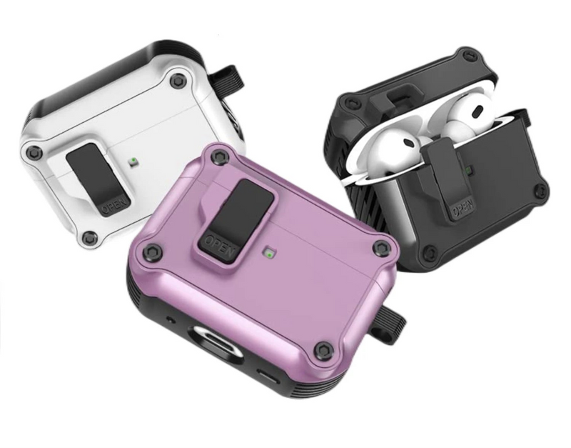 Capa Protetora Com Trava de Segurança Para AirPods - Protect
