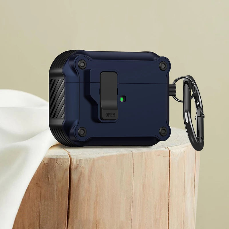 Capa Protetora Com Trava de Segurança Para AirPods - Protect