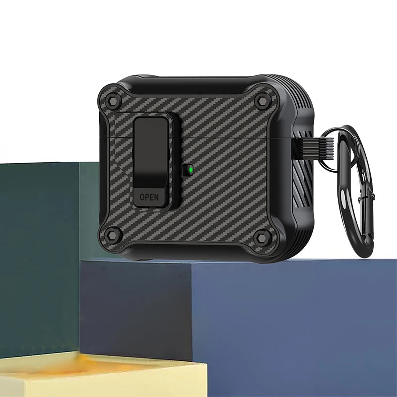 Capa Protetora Com Trava de Segurança Para AirPods - Protect