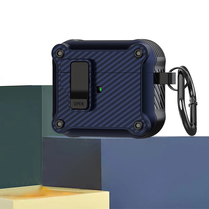 Capa Protetora Com Trava de Segurança Para AirPods - Protect