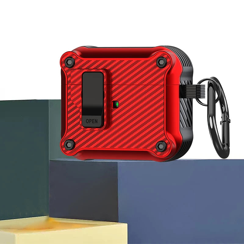 Capa Protetora Com Trava de Segurança Para AirPods - Protect
